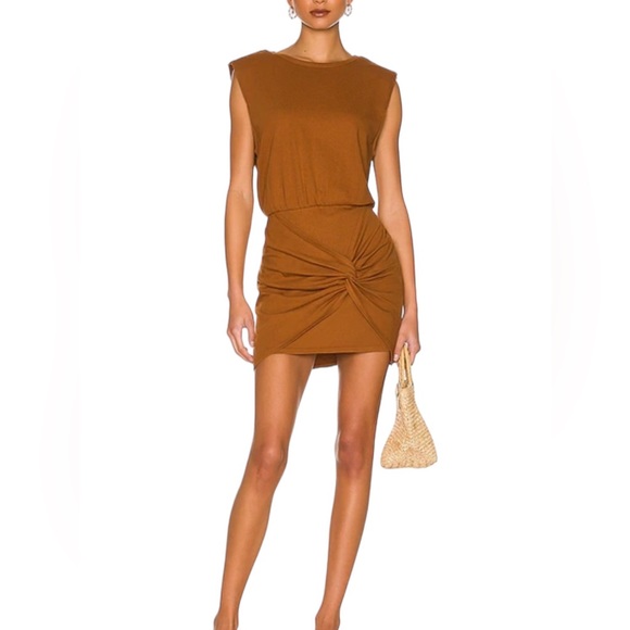 L Space Mini Dress Jesse Twist Front Sleeveless Cotton Jersey Knit Sz Small NEW - Picture 15 of 15